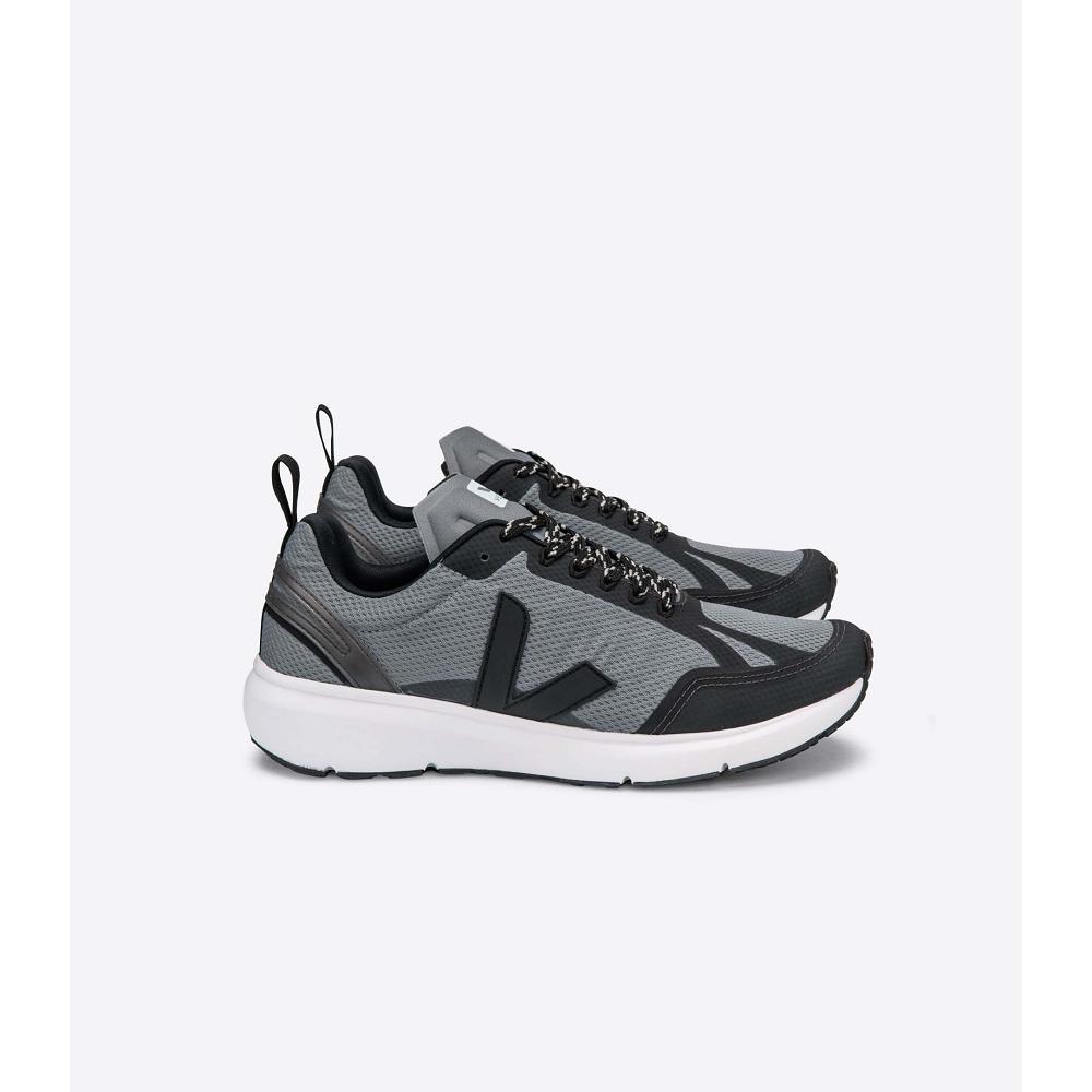 Veja CONDOR 2 ALVEOMESH Women\'s Running Shoes Black/Grey | NZ 396UZG